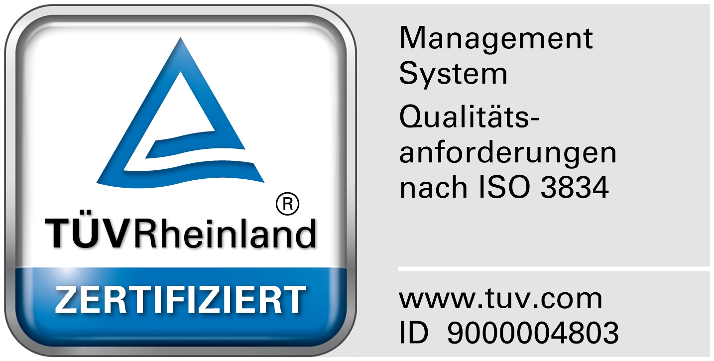 TÜV-zertifizierte Brinkmann-Qualität