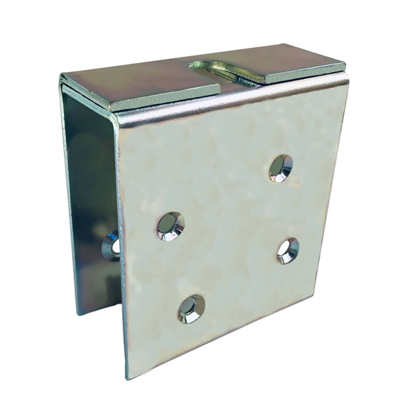 Verstellbare Verstärkungslasche, Stahl verzinkt - Für eine zusätzliche Verstärkung in Verbindung mit Tragflansch 21.F00 Verstellbare Verstärkungslasche, Stahl verzinkt - Für eine zusätzliche Verstärkung in Verbindung mit Tragflansch 21.F00